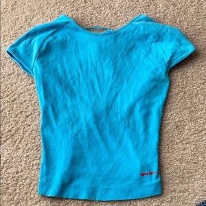 Miss Sixty Tie Back Crop Top